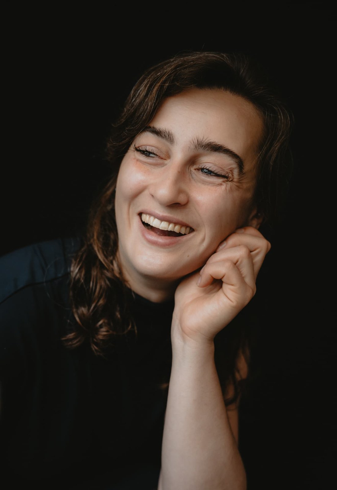 Dorien Neijzen lacht tijdens een gesprek